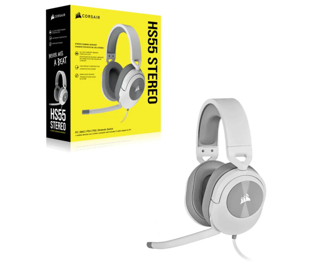 CORSAIR HS55 Stereo White - 1041834 - zdjęcie 4
